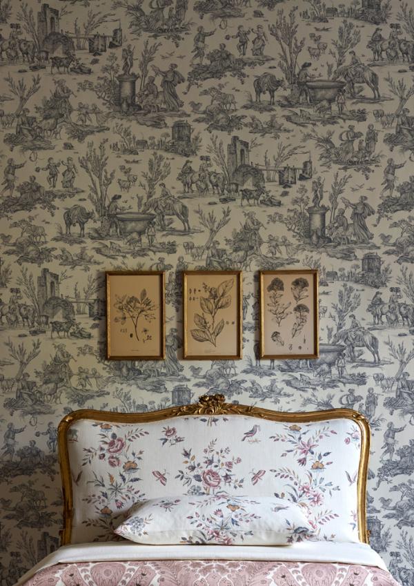 TOILE BAPTISTE Moule, FLUERIE Honeysuckle