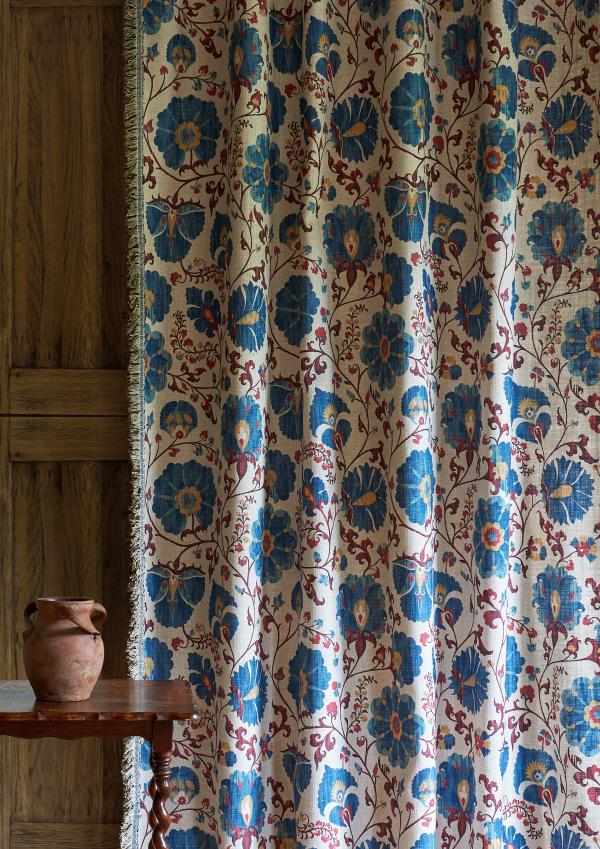 ZARAFSHAN Indigo Cranberry