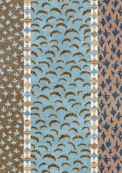 Asha Stripe - Blue Almond