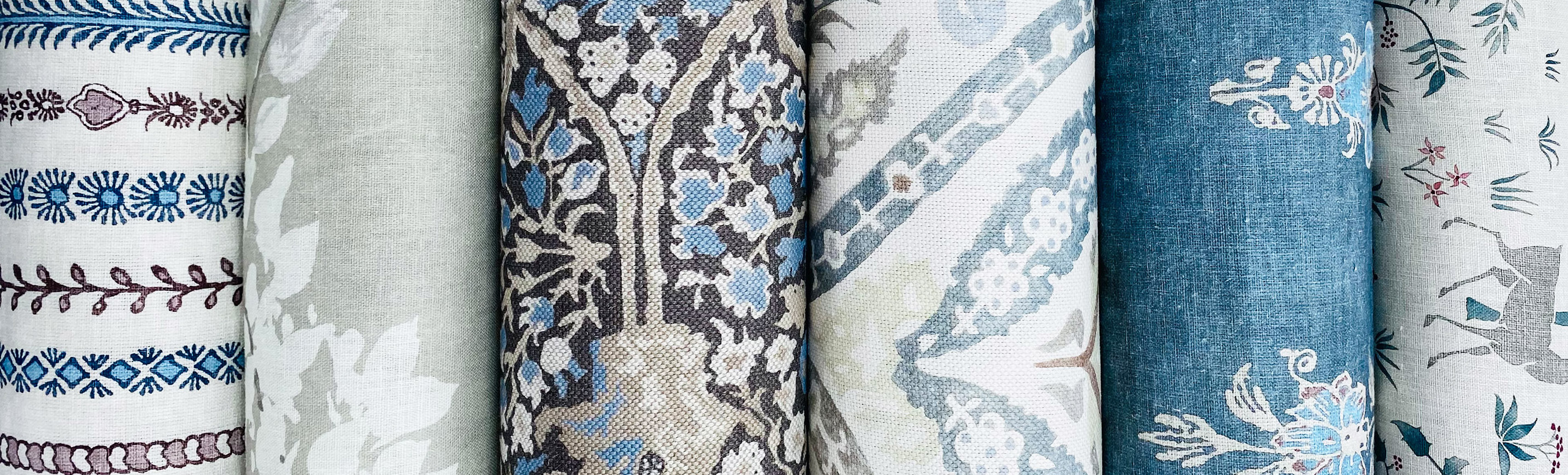 <p>Lewis & Wood fabrics displayed in a decorative interior</p>