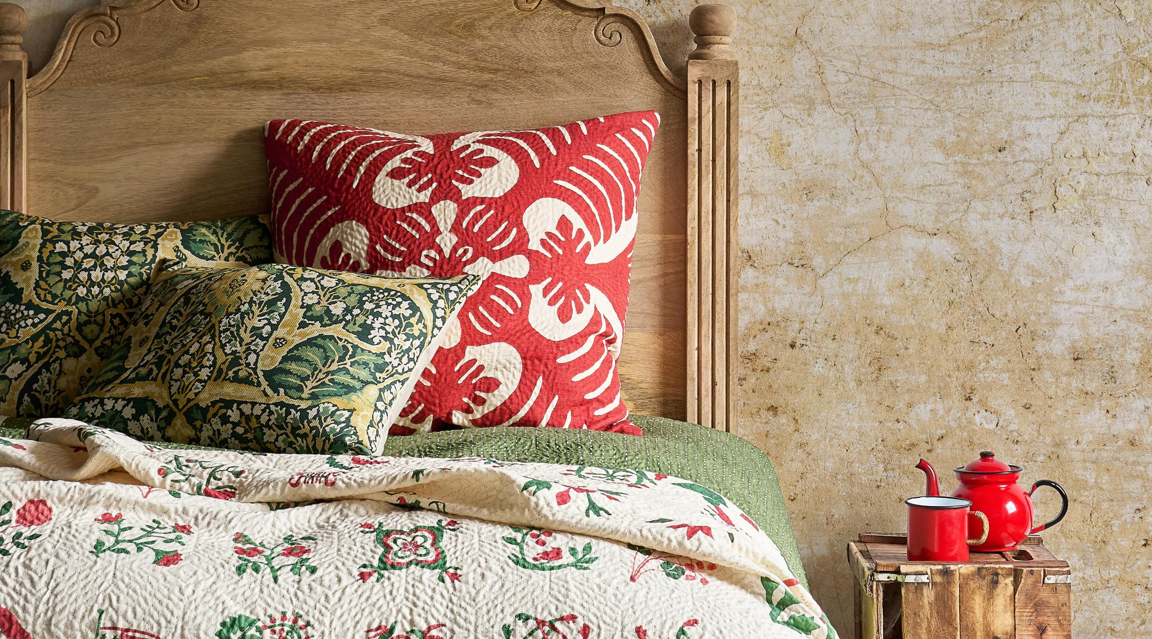 Patchwork Collection bedroom by Lewis and Wood