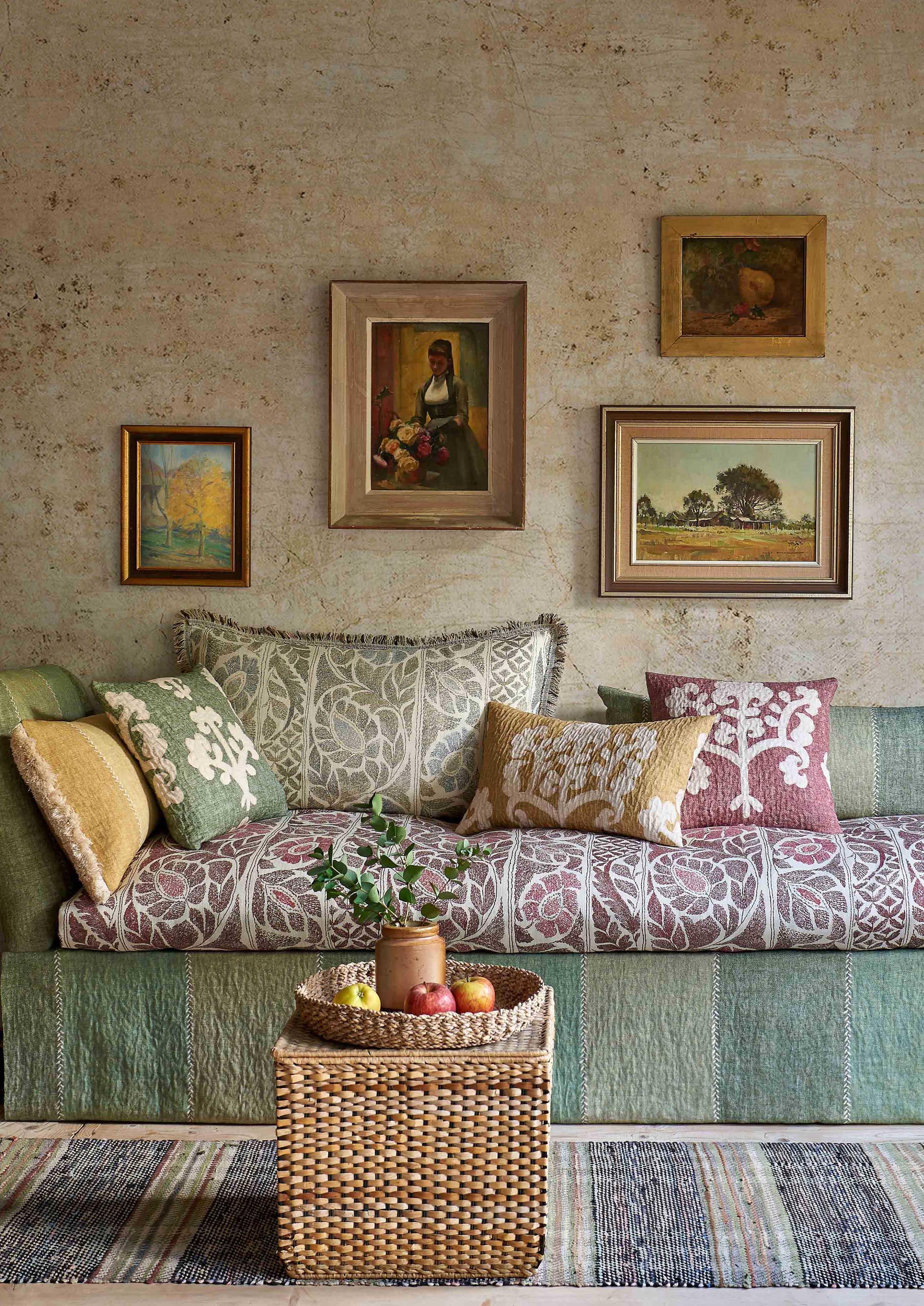 saracen applique inspired cushions
