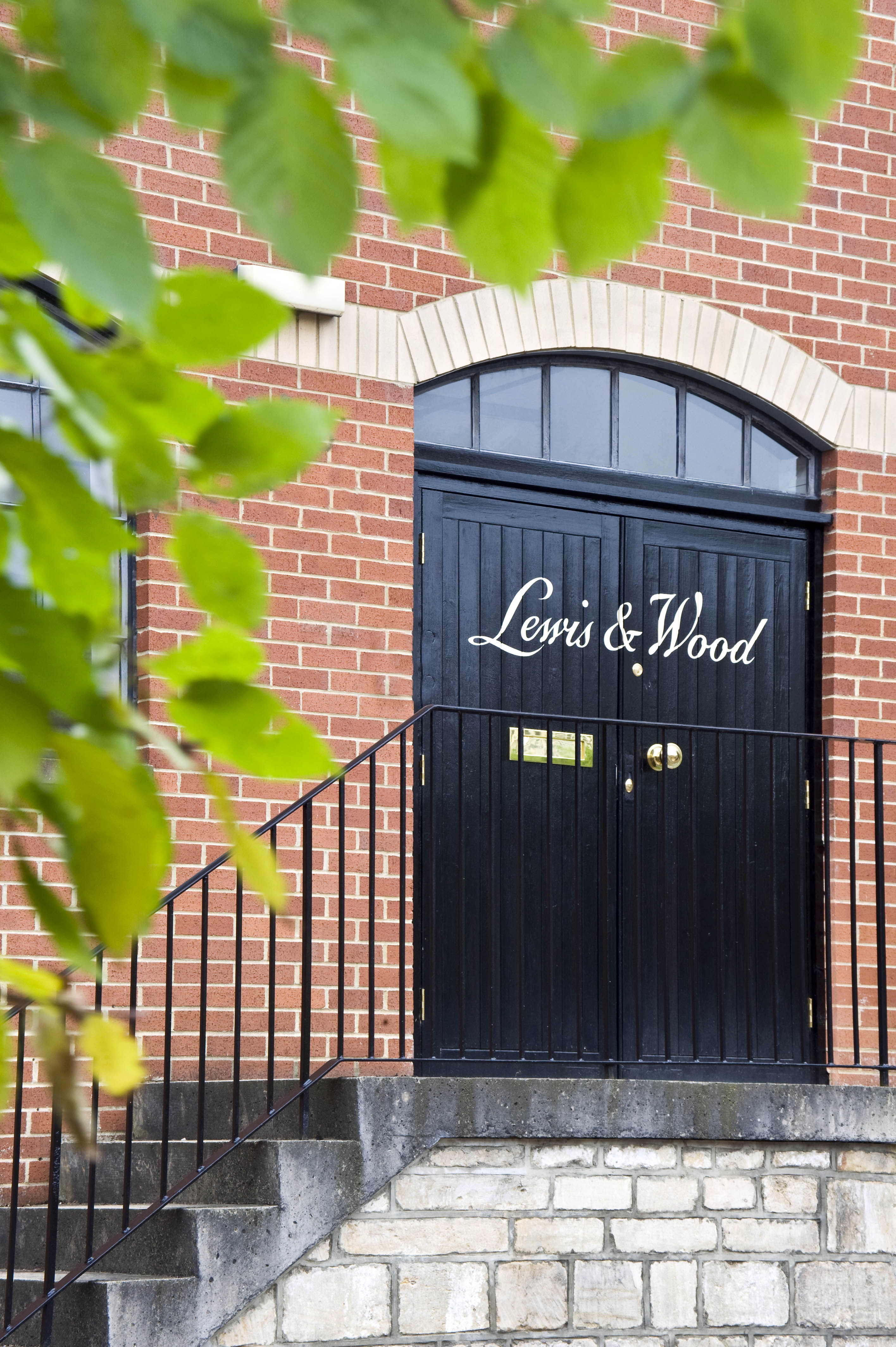 Lewis & Wood Mill entrance in Cotswolds