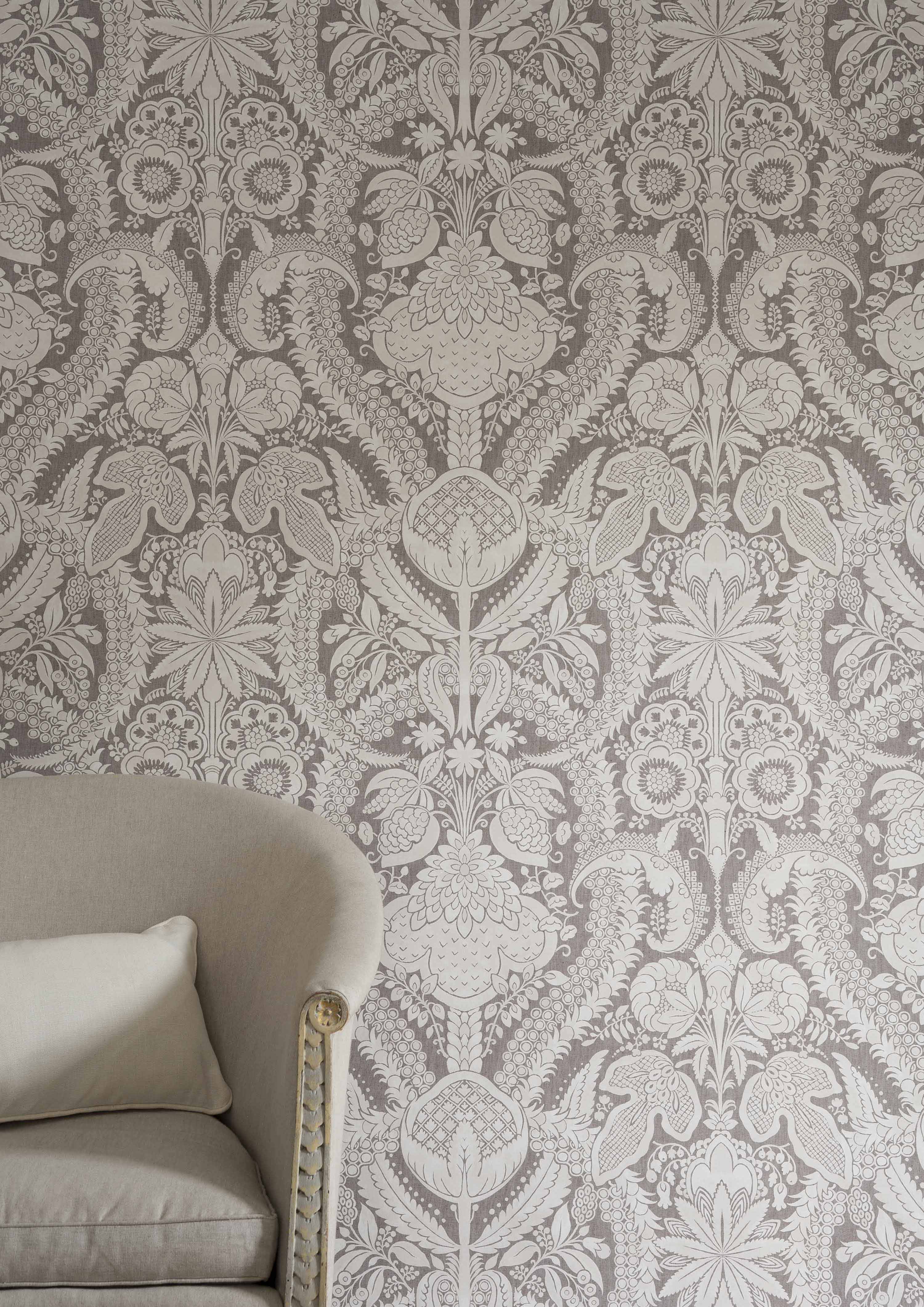hanbury wallpaper living room lewis and wood